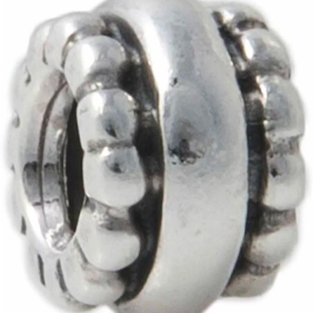 Pandora Beaded and Smooth Spacer Charm